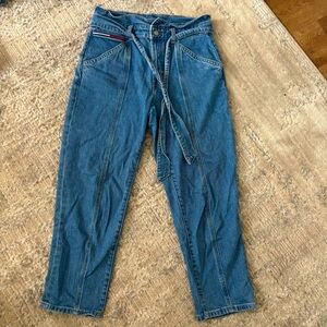 Tommy Paper Bag Waist Jeans